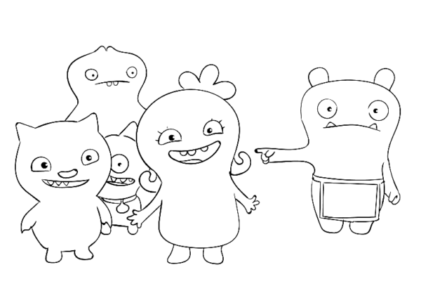 Uglydolls Coloring Pages Printable For Free Download