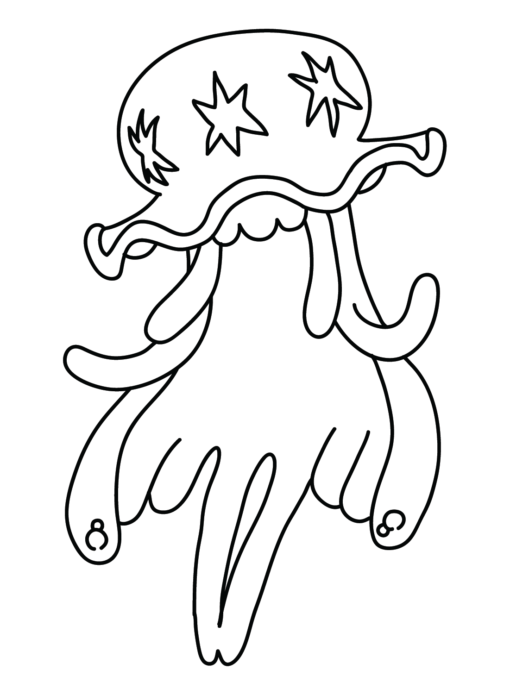 nihilego coloring page high quality pokemon