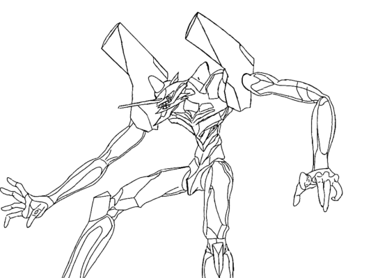 Neon Genesis Evangelion Coloring Pages Printable for Free Download