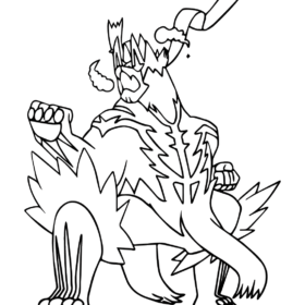 Urshifu Coloring Pages Printable for Free Download