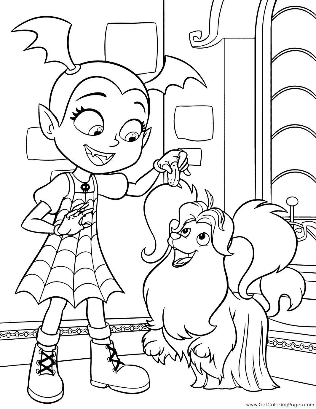 Vampirina Coloring Pages Printable for Free Download