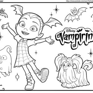 Vampirina Coloring Pages - Best Coloring Pages For Kids  Halloween  coloring pages, Coloring pages, Coloring books