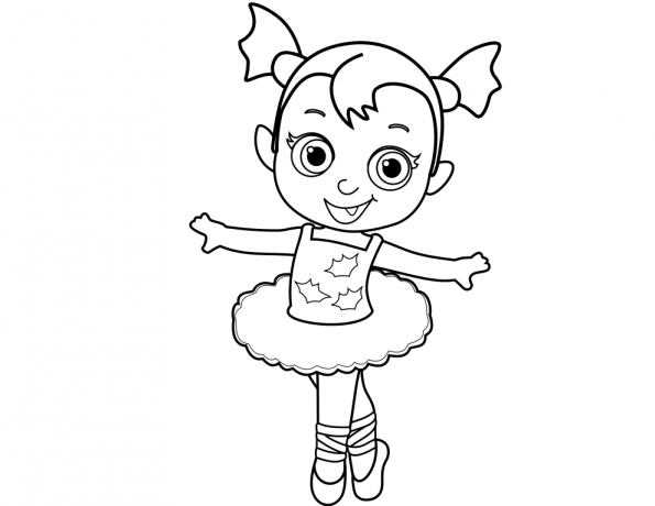 vampirina free coloring pages