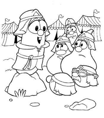 VeggieTales Coloring Pages Printable for Free Download