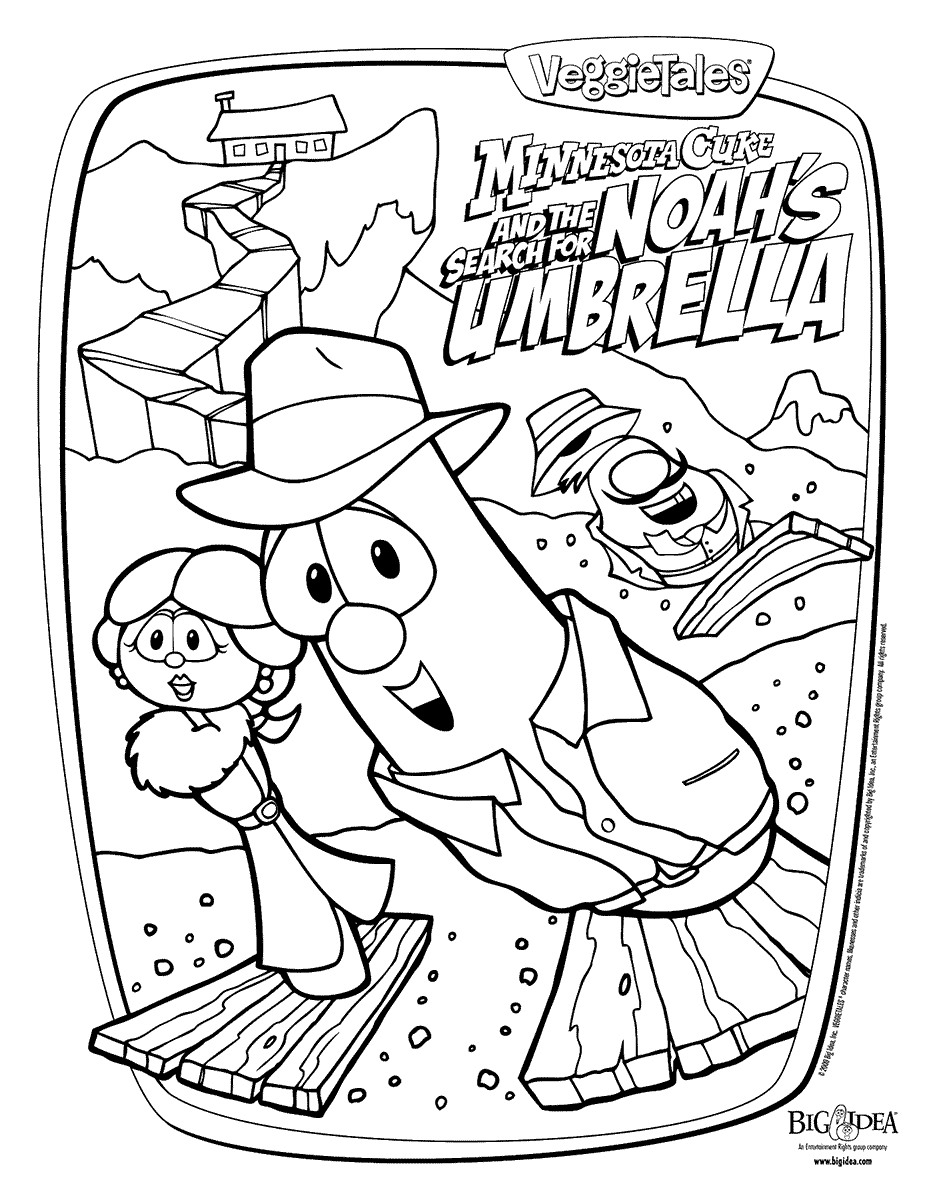 VeggieTales Coloring Pages Printable for Free Download