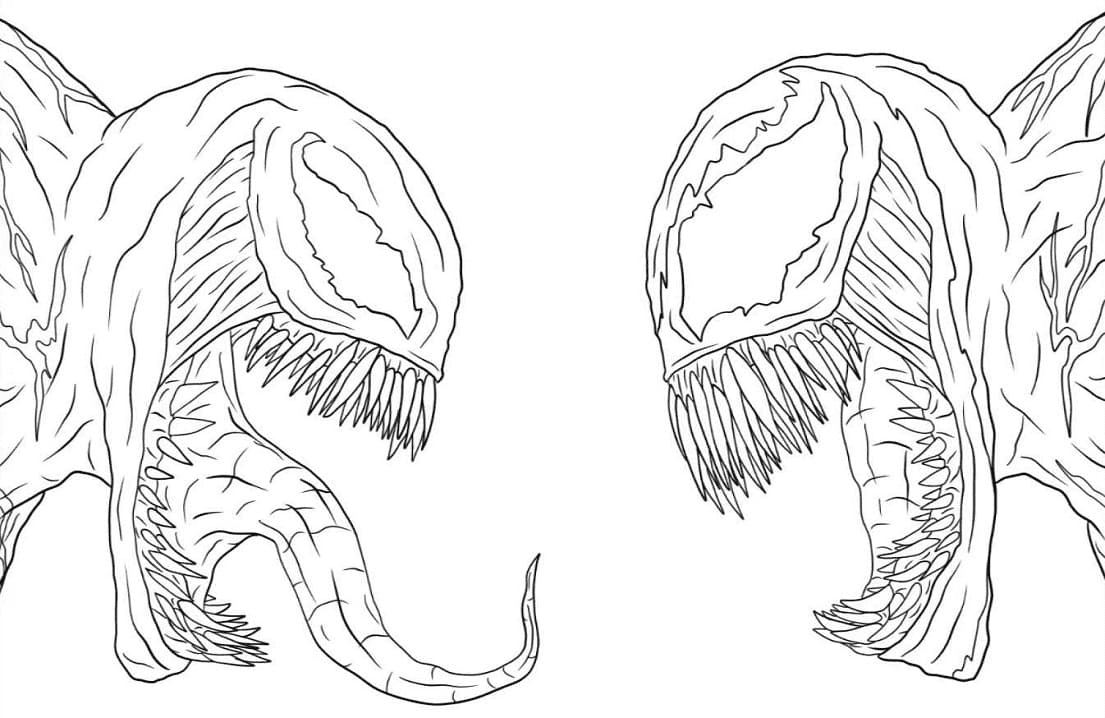 carnage coloring page