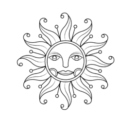 Sun Coloring Pages Printable for Free Download