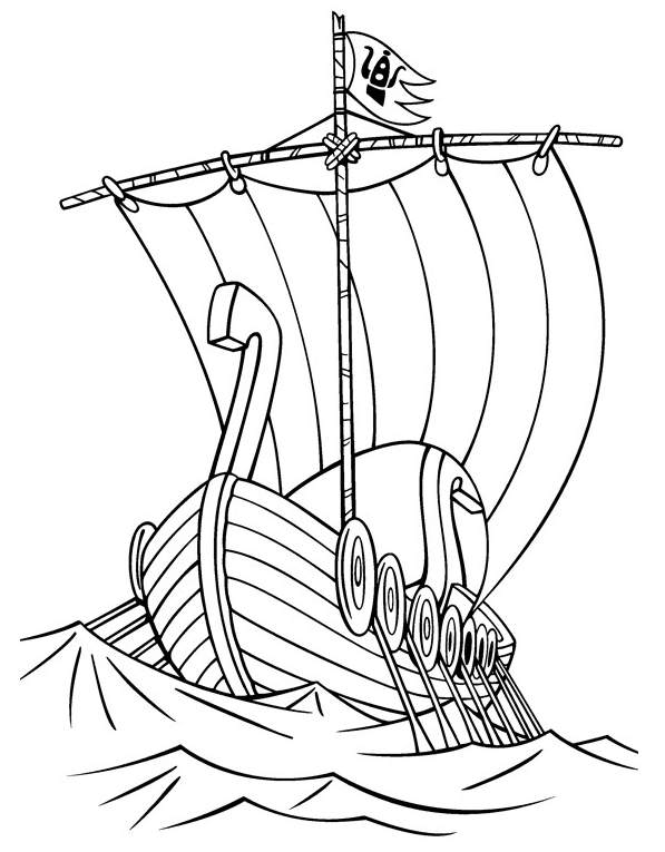 Vicky the Viking Coloring Pages Printable for Free Download