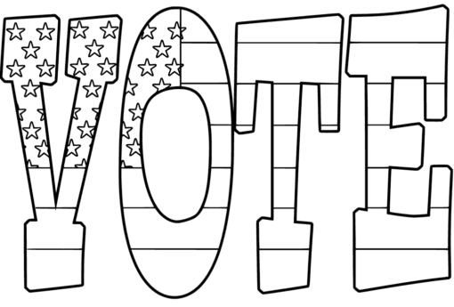 Election Day Coloring Pages Printable for Free Download