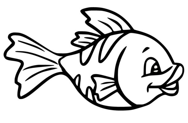 Goldfish Coloring Pages Printable for Free Download