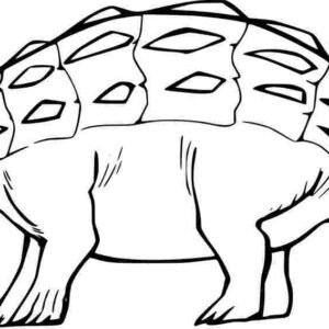 Ankylosaurus Coloring Pages Printable for Free Download