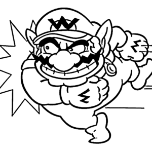 Wario Coloring Pages Printable For Free Download