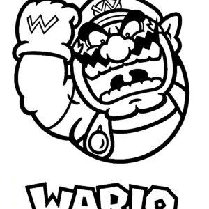 Wario Coloring Pages Printable for Free Download