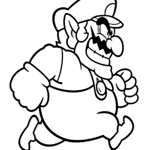 Wario Coloring Pages Printable For Free Download