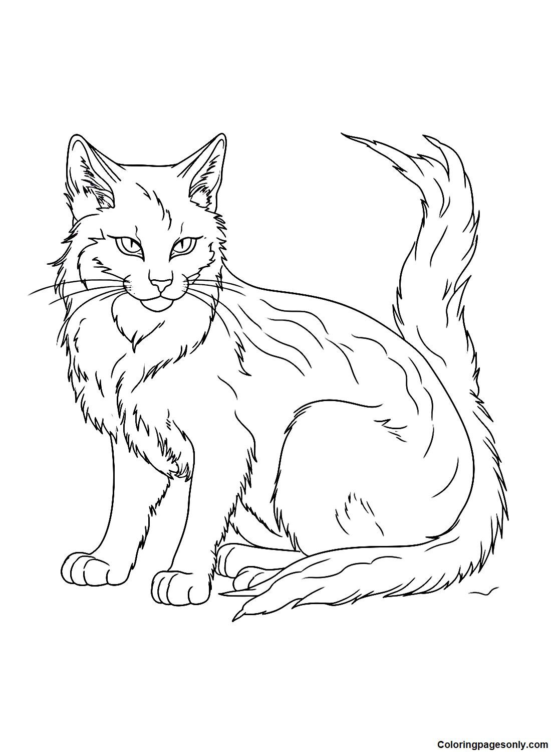 warrior cats coloring pages printable