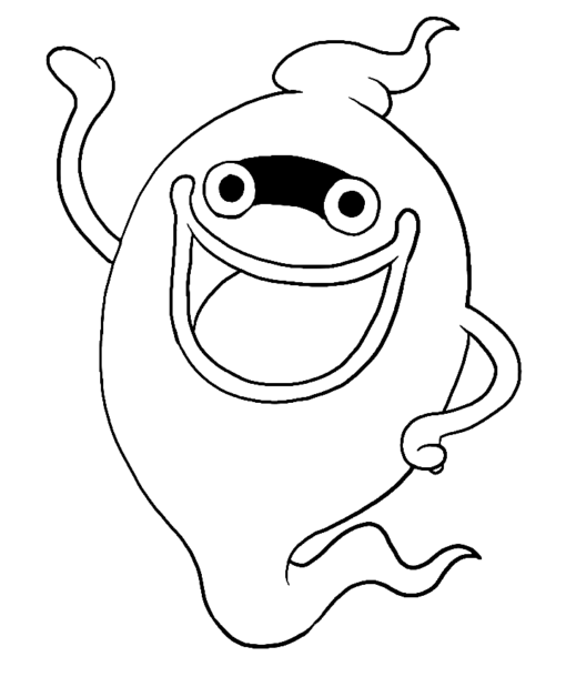 Yo Kai Watch Coloring Pages Printable for Free Download