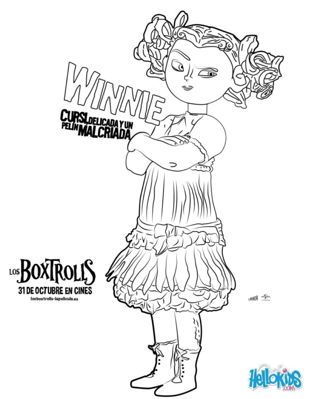 the boxtrolls coloring page template