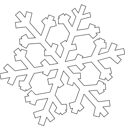 Snowflake Coloring Pages Printable for Free Download