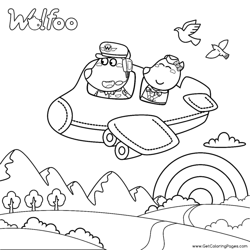 Wolfoo Coloring Pages Printable for Free Download