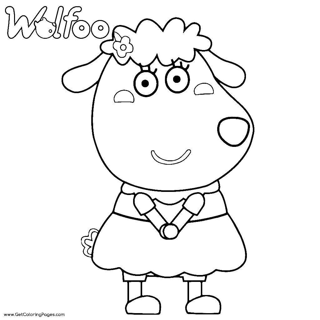 Wolfoo Coloring Pages Printable for Free Download