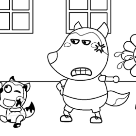 Wolfoo Coloring Pages Printable for Free Download