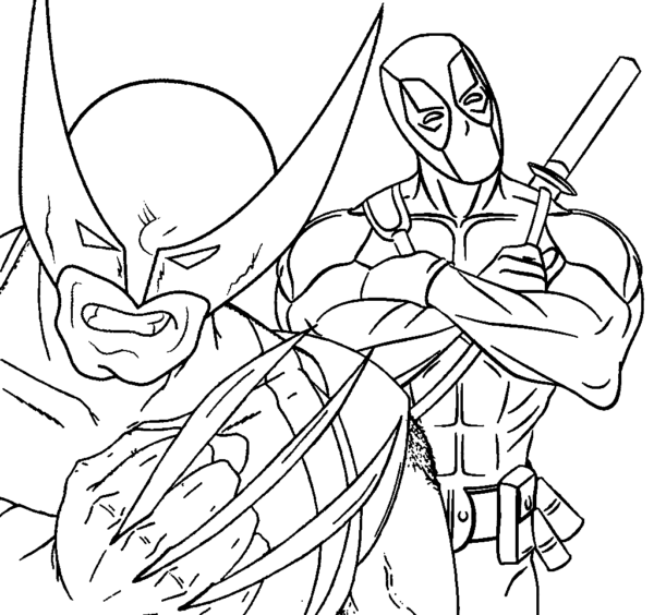 Wolverine Coloring Pages Printable for Free Download