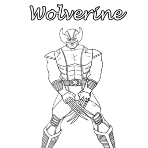 Wolverine Coloring Pages Printable for Free Download