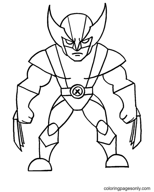 Wolverine Coloring Pages Printable for Free Download