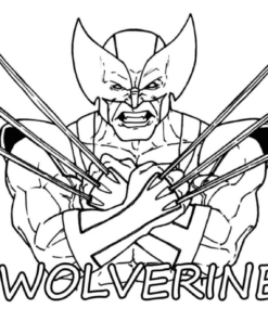 Wolverine Coloring Pages Printable for Free Download