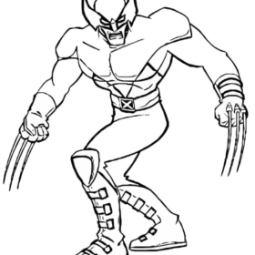 Wolverine Coloring Pages Printable for Free Download