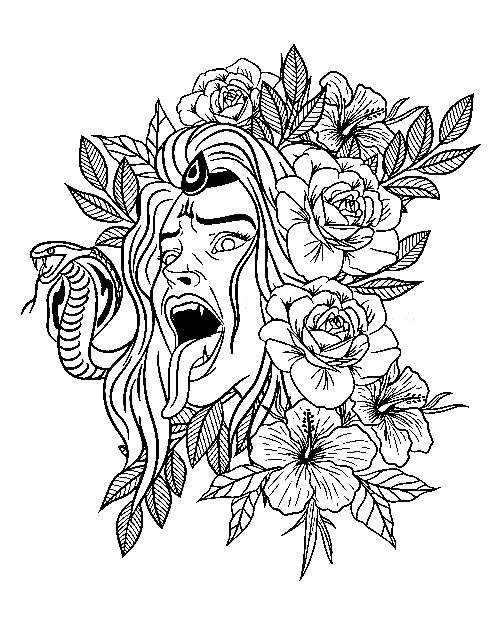 Demon Tanjiro Coloring Pages  Anime sketch, Dark art tattoo, Coloring book  art
