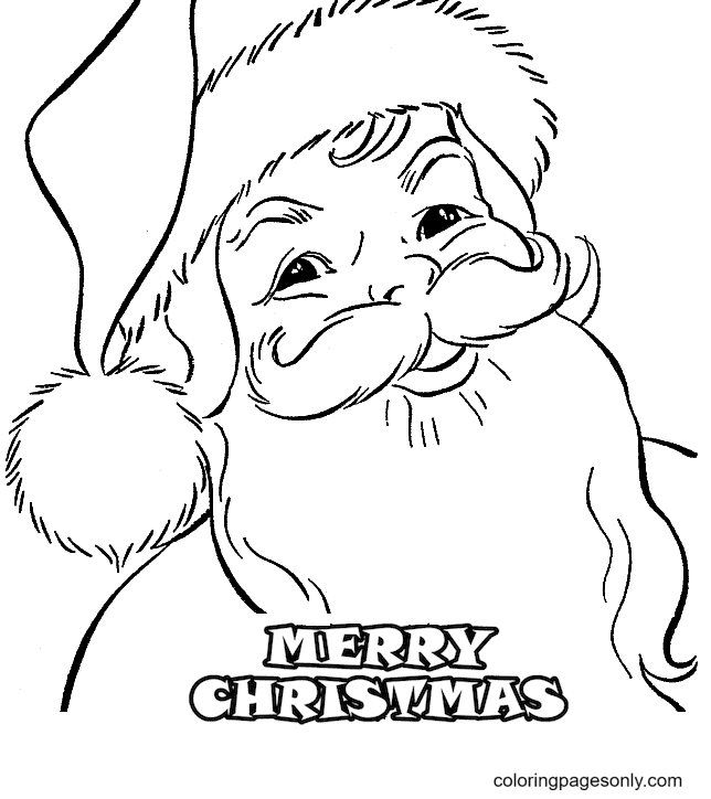 Santa Claus Coloring Pages Printable for Free Download