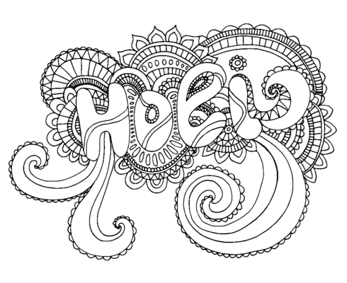 Holi Coloring Pages Printable For Free Download