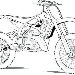 free printable dirt bike coloring pages