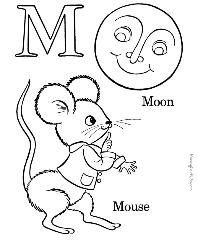B is for Box Coloring Page - Twisty Noodle