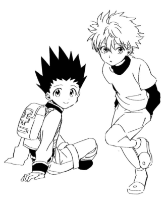 Killua Zoldyck Coloring Pages Printable for Free Download