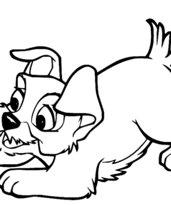 lady and the tramp 2 scamp coloring pages