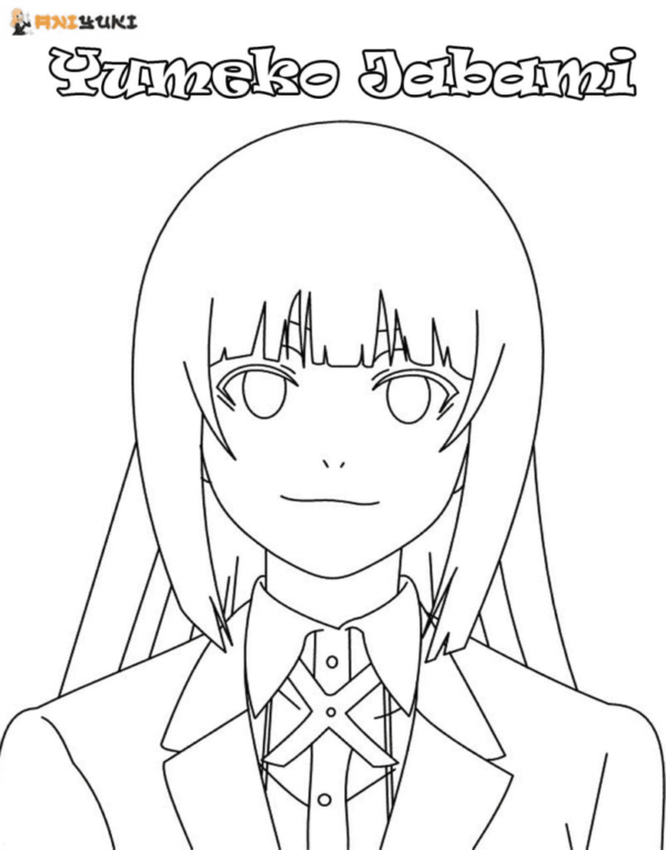 Kakegurui Coloring Pages Printable for Free Download