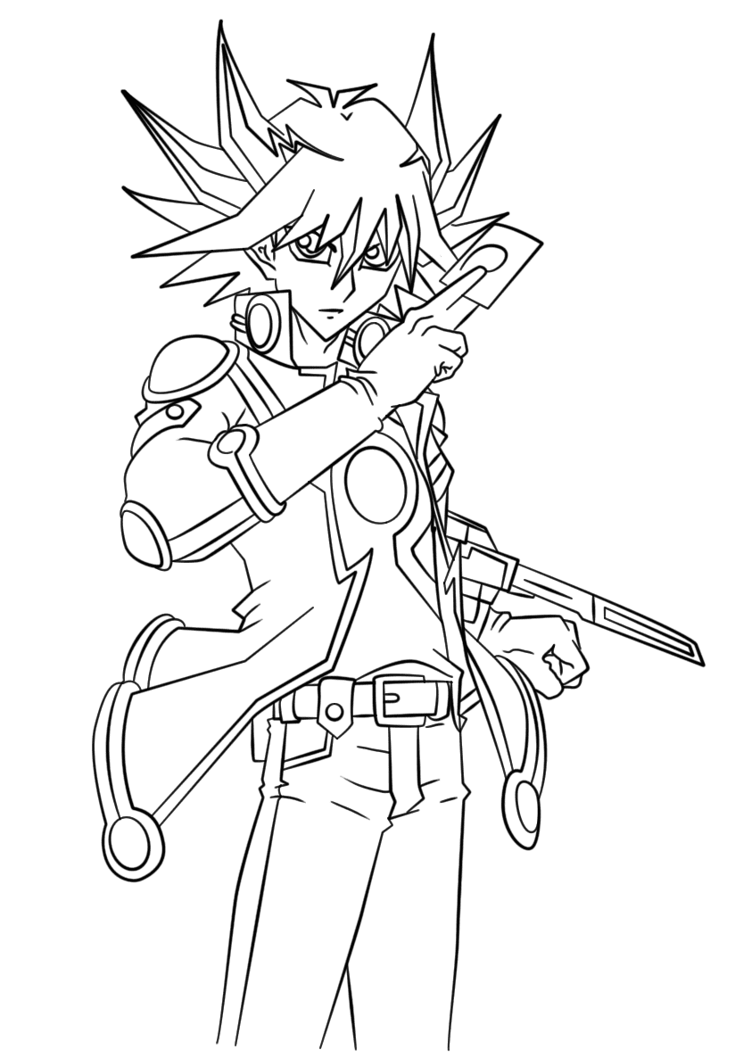 Yu-Gi-Oh Coloring Pages Printable for Free Download