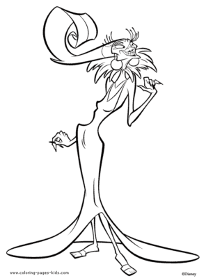 Emperor's New Groove Coloring Pages Printable for Free Download