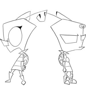 Invader Zim Coloring Pages Printable For Free Download