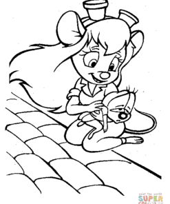 Chip and Dale Rescue Rangers Coloring Pages Printable for Free Download