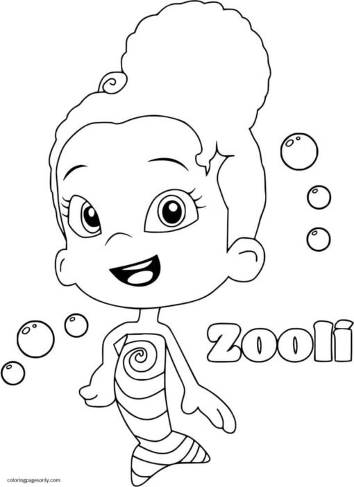 Bubble Guppies Coloring Pages Printable for Free Download