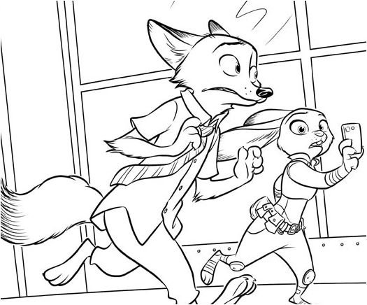 Zootopia Coloring Pages Printable for Free Download