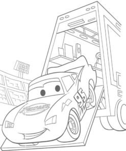 Lightning McQueen Coloring Pages Printable for Free Download