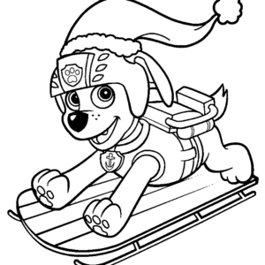 🖍️ PAW Patrol Zuma - Printable Coloring Page for Free 