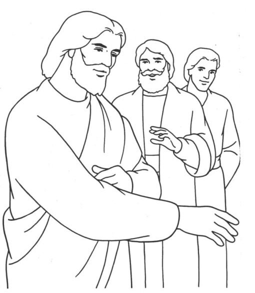 Jesus Coloring Page Printable for Free Download