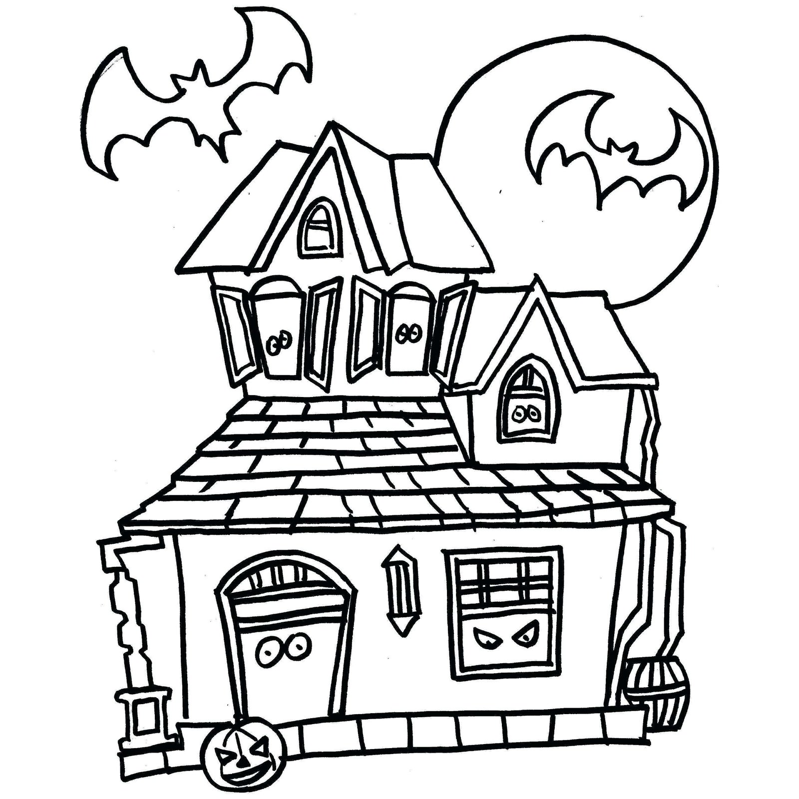 Dollhouse Coloring Pages Printable for Free Download