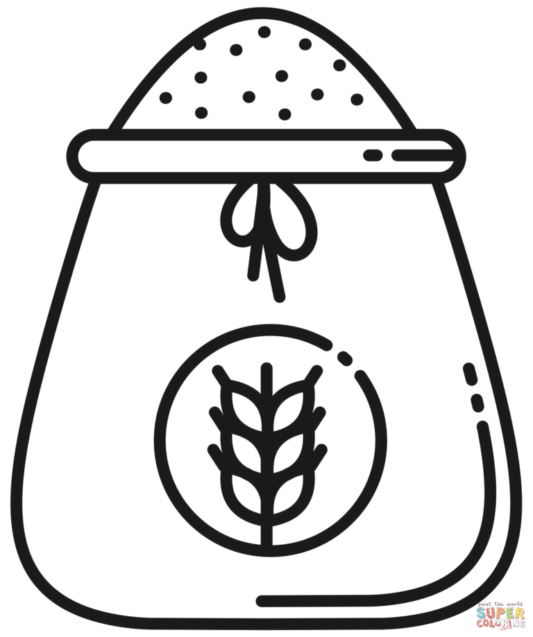 Flour Coloring Pages Printable for Free Download