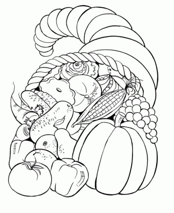 Harvest Coloring Pages Printable for Free Download